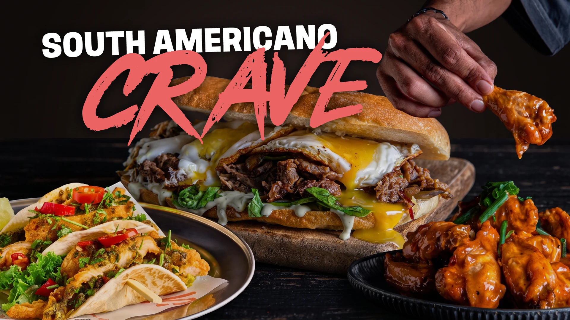South Americano Crave — המבורגר, טאקו וכנפיים